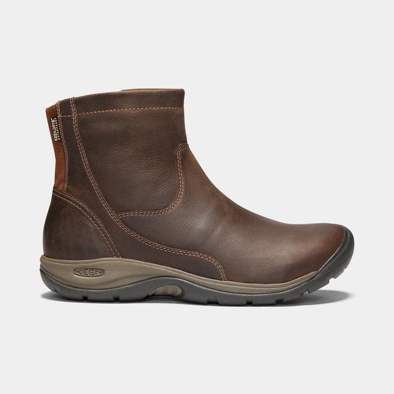 Botas Keen Mujer Colombia - Keen Presidio II Waterproof Zip Marrones (OZCYK7068)